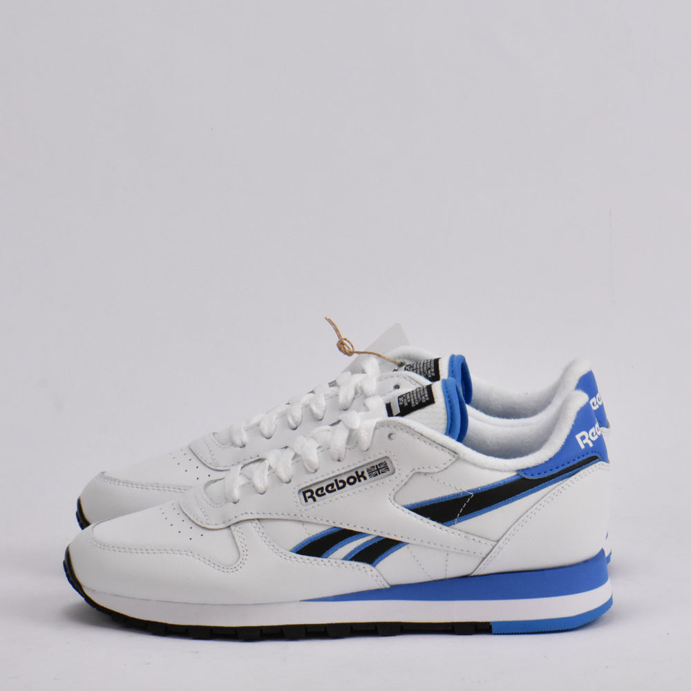 REEBOK CLASSIC LEATHER WHITE/BLUE/BLACK - 100201078