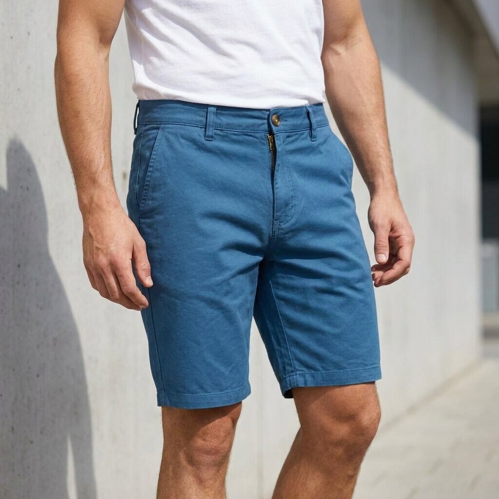 DEPART Short chino homme - G21-000175-BLUE009
