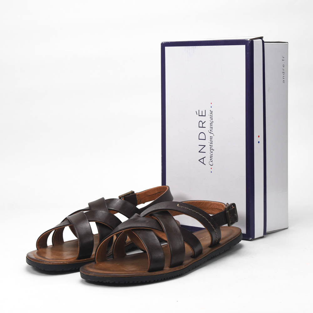 ANDRÉ SANDALE HOMME SOLEIL MARRON - 51342200638