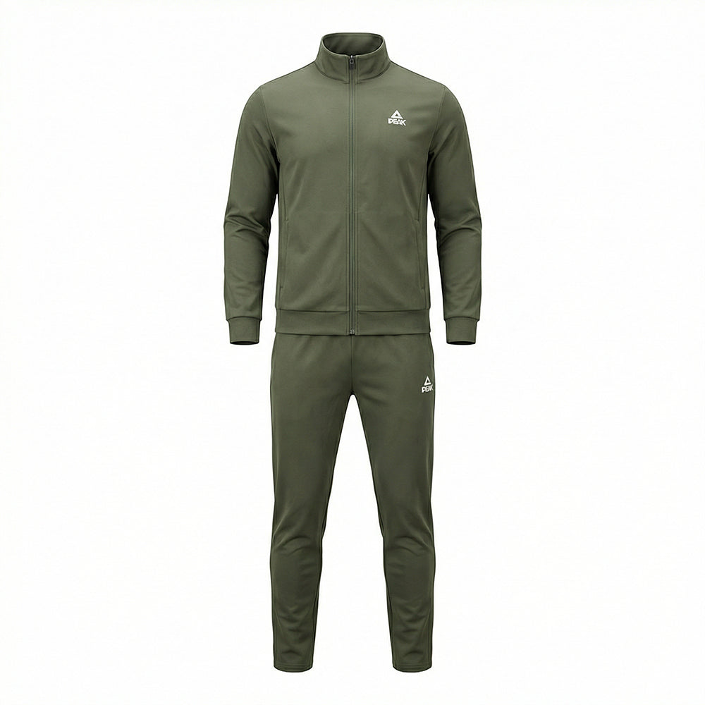 Peak Knitted Tracksuit Khaki - FW94053-0052