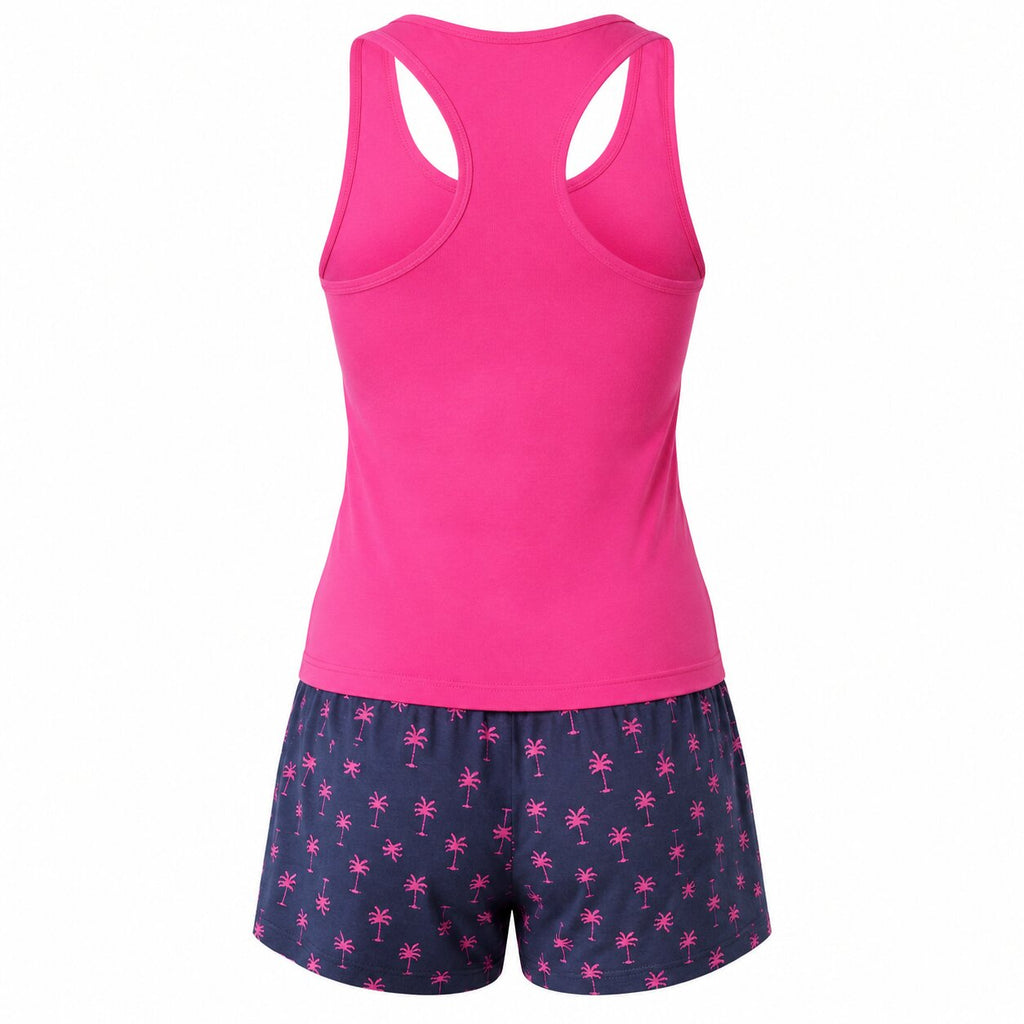 Pyjama d\'Été Femme Rose - P-BOULEVARD-ROSE02