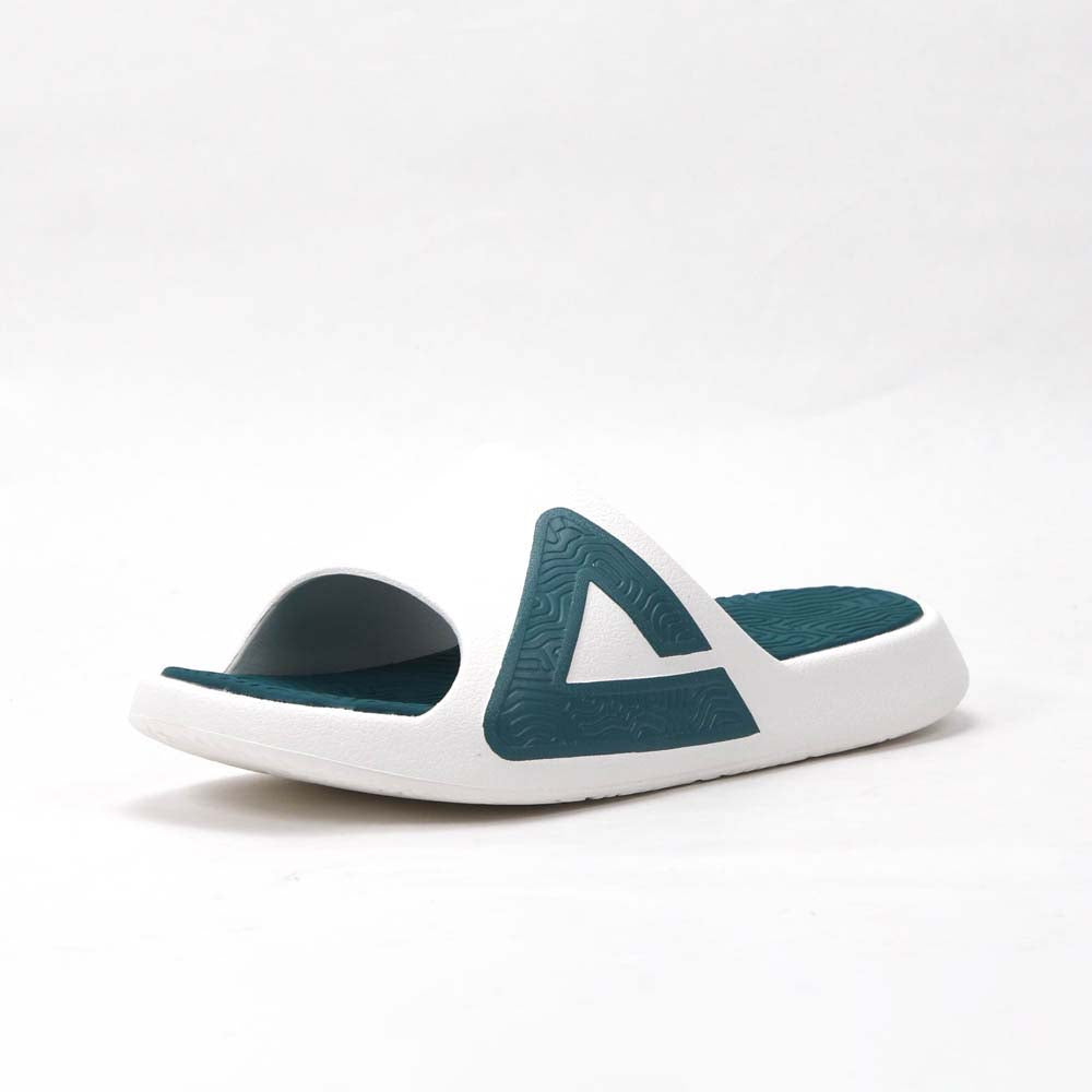 PEAK MEN TAICHI SLIPPERS WHITE GREEN - ET59095L-Z552