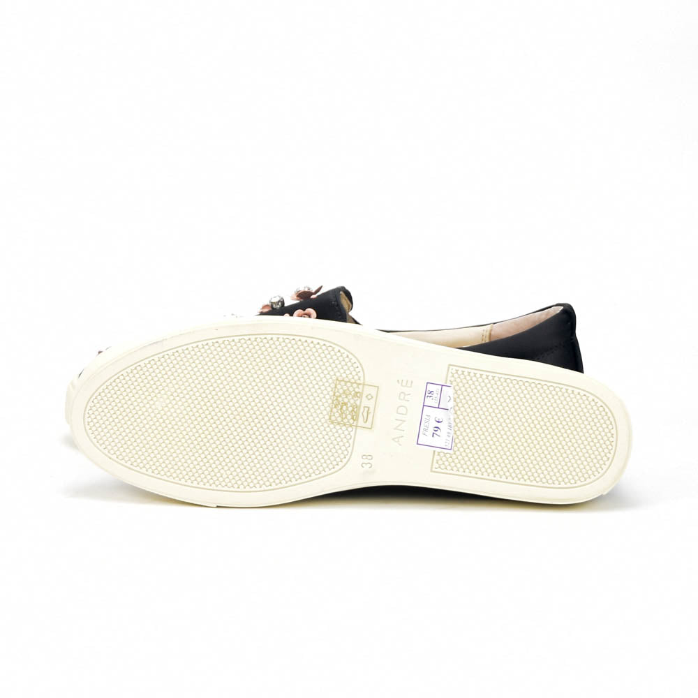 ANDRÉ ESPADRILLES FEMME FRESIA TEXTILE NOIR - 52149181209