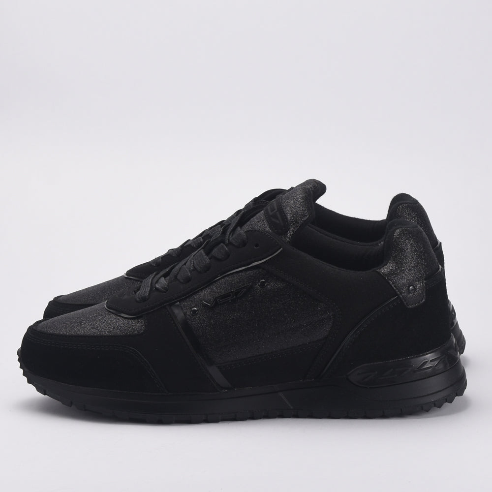 VO7 CHAUSSURE CASUAL MILAN GLITTER HOMME NOIR - CH-MIL-GLI