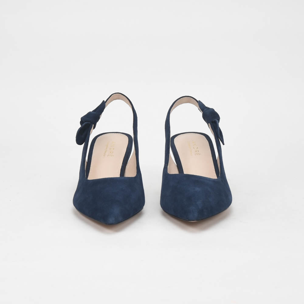 ANDRÉ ESCARPINS FEMME CLARIA BLEU MARINE - 52134435410