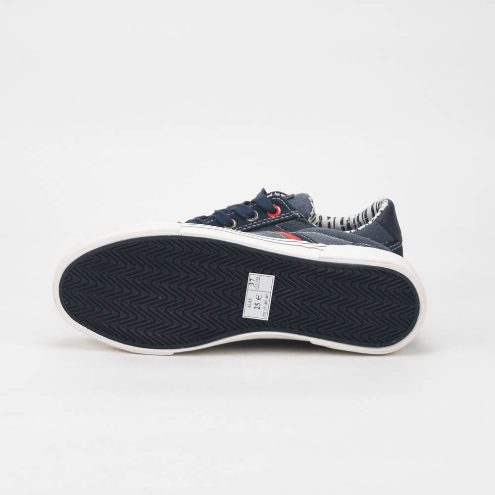 ANDRÉ BASKETS JUNIOR ALAN DENIM BLEU - 55315485667