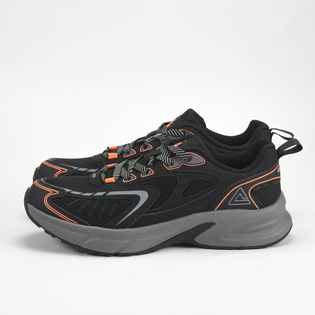 Peak Sports Shoes Black/Paloma Gray/Orange - E49137E-204R