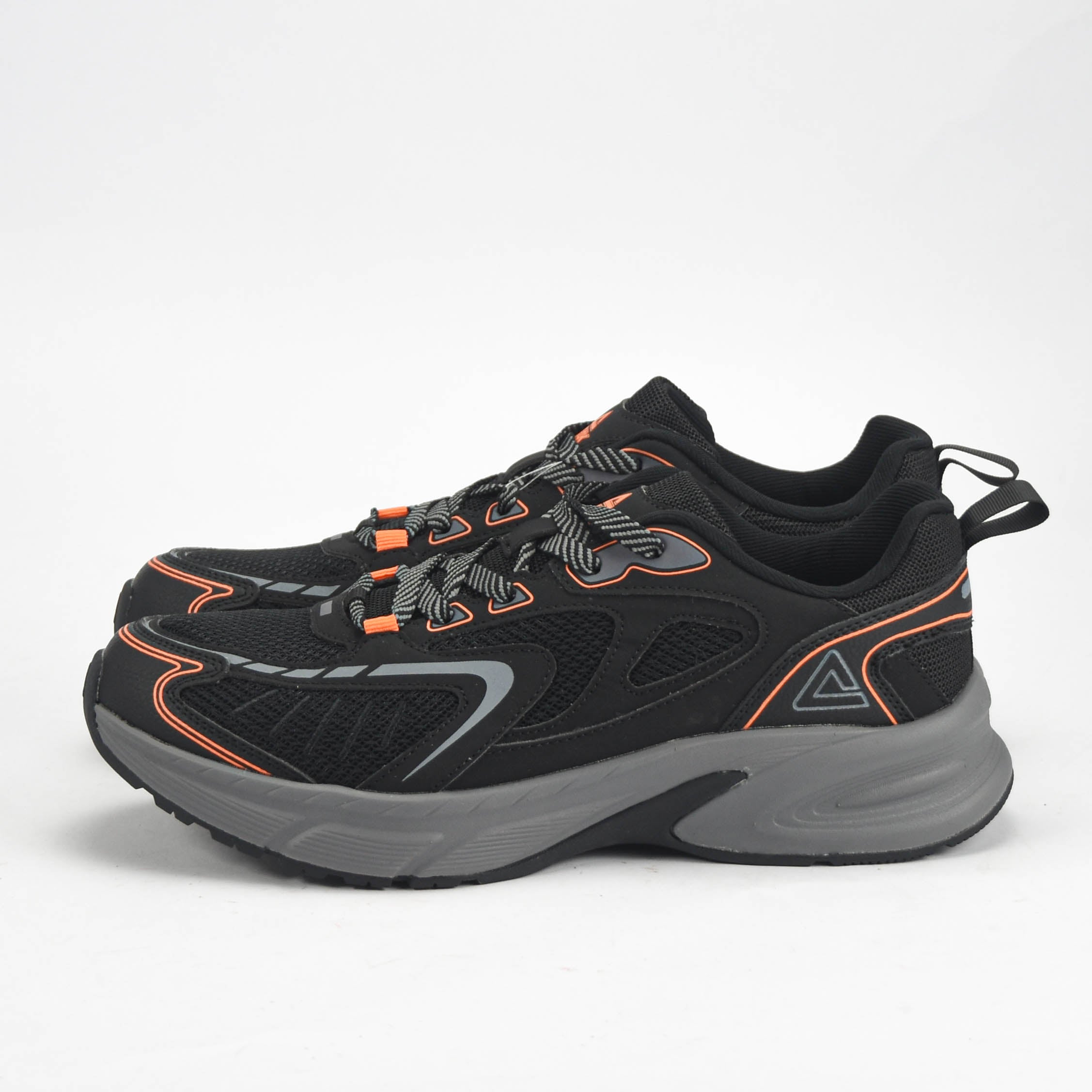 Peak Sports Shoes Black/Paloma Gray/Orange - E49137E-204R