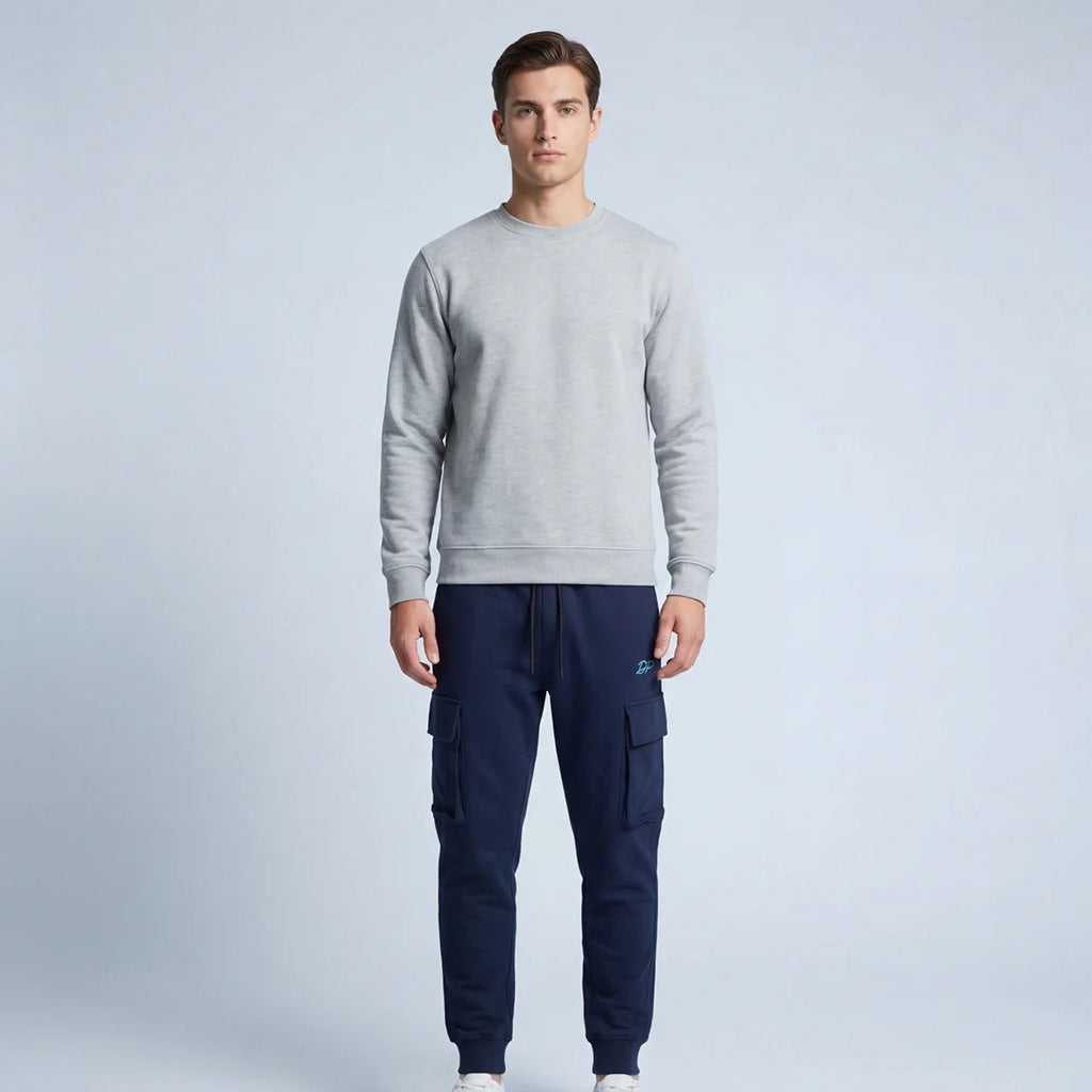 DEPART JOGGING CARGO SLIM HOMME NAVY - G23-003077-NAVY