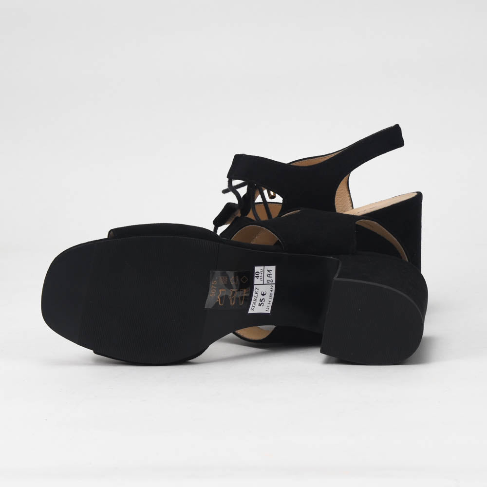 ANDRÉ SANDALES FEMME STARLET CUIR NOIR - 52314188419