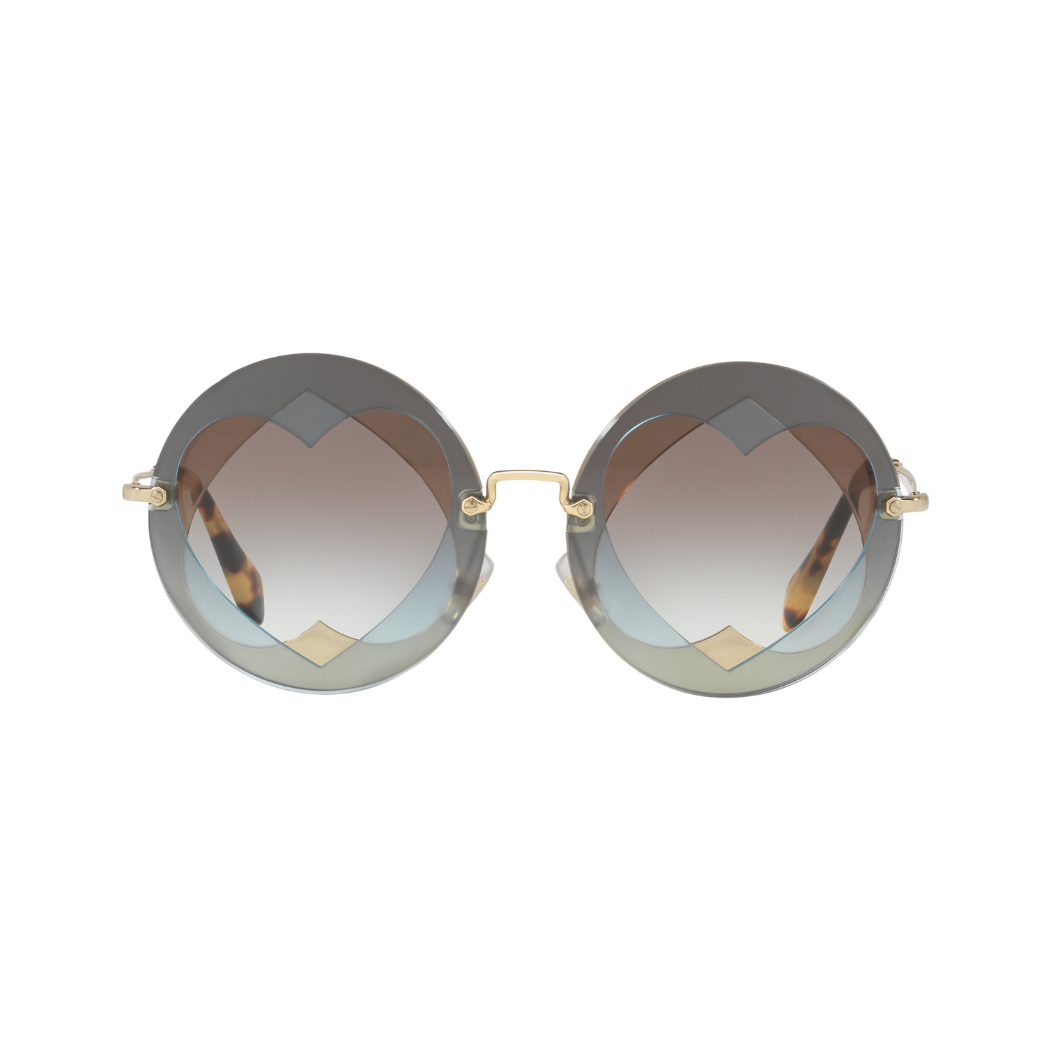 Miu Miu Round Sunglasses MU 01SS - MU 01SS VA00A7