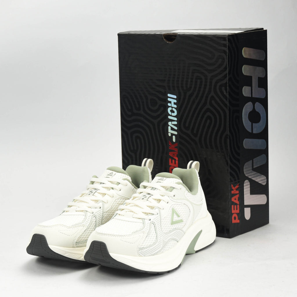 Peak Taichi Training Running Shoes White/Green - EXT54438H-Z470