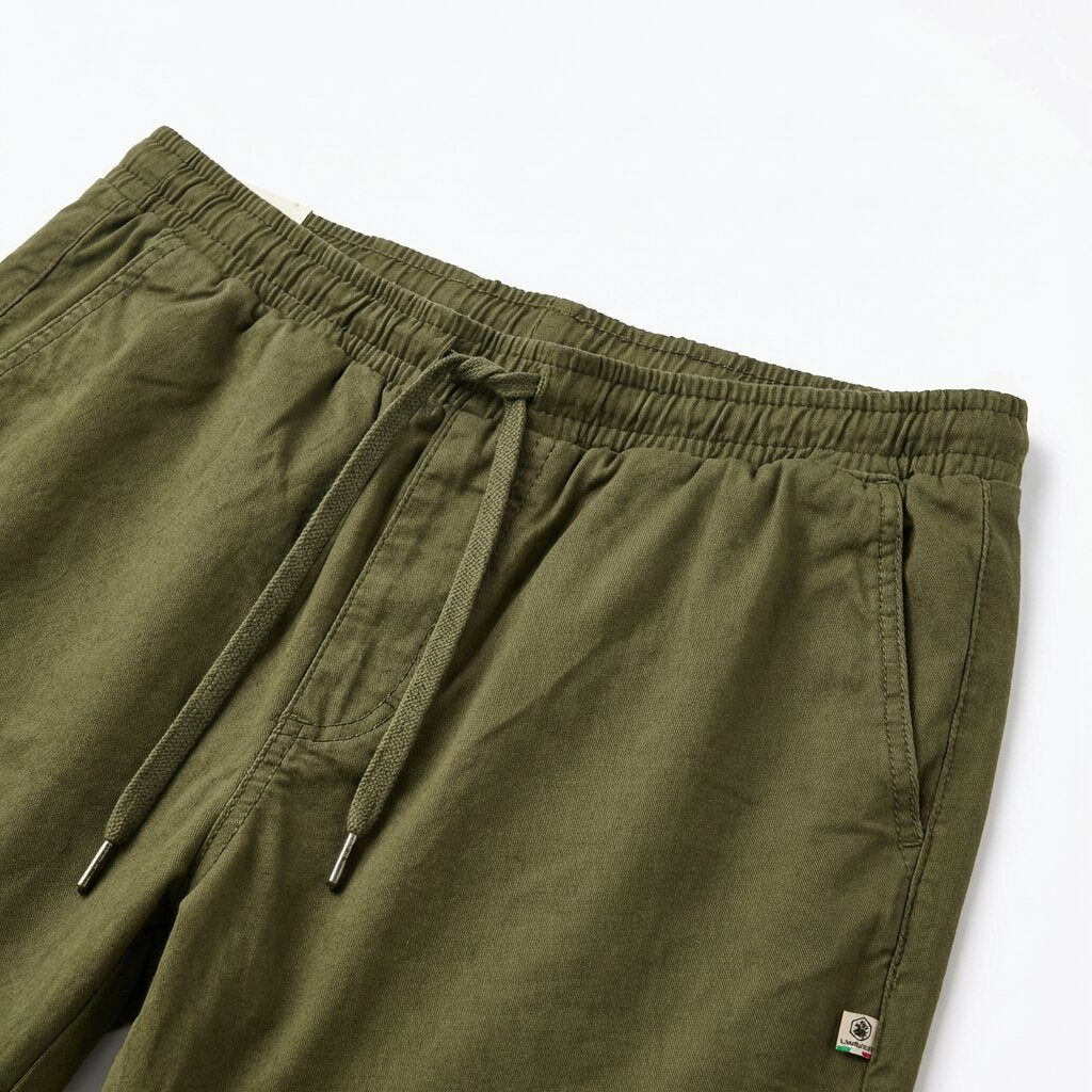 LUMBERJACK PANTALON JOGGER HOMME OLIVE - LBJ89101-AOL