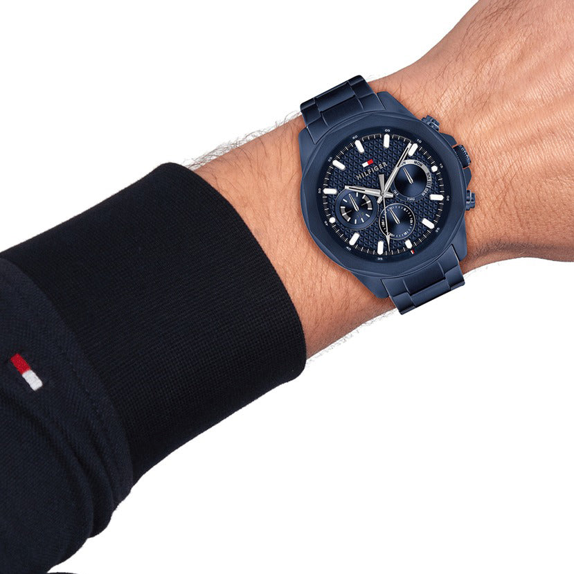 Montre Tommy Hilfiger Navy Geometric Dial - 1710652