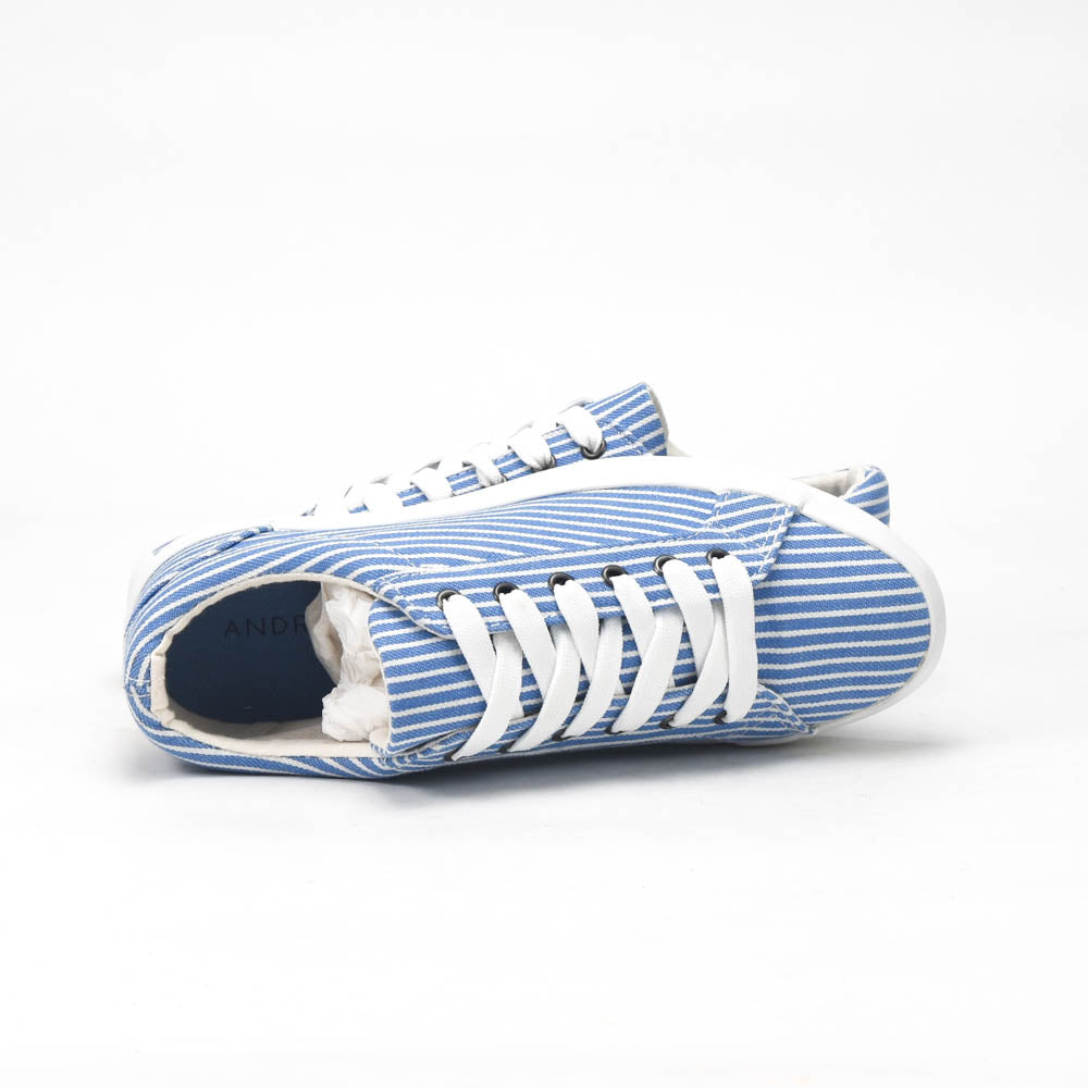 ANDRÉ ESPADRILLES FEMME SESAME TEXTILE BLEU - 52149482206
