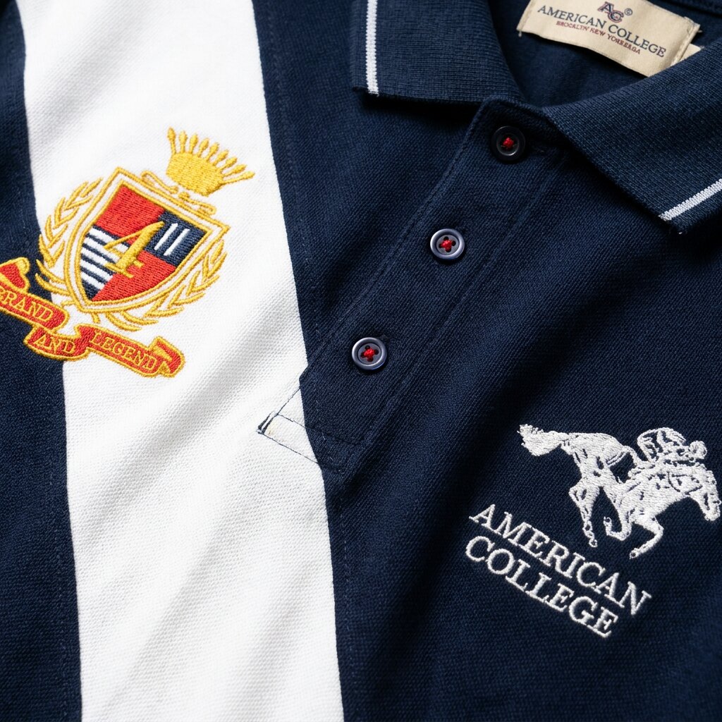 American College t-shirt pour Homme - PL250308C-NAVY