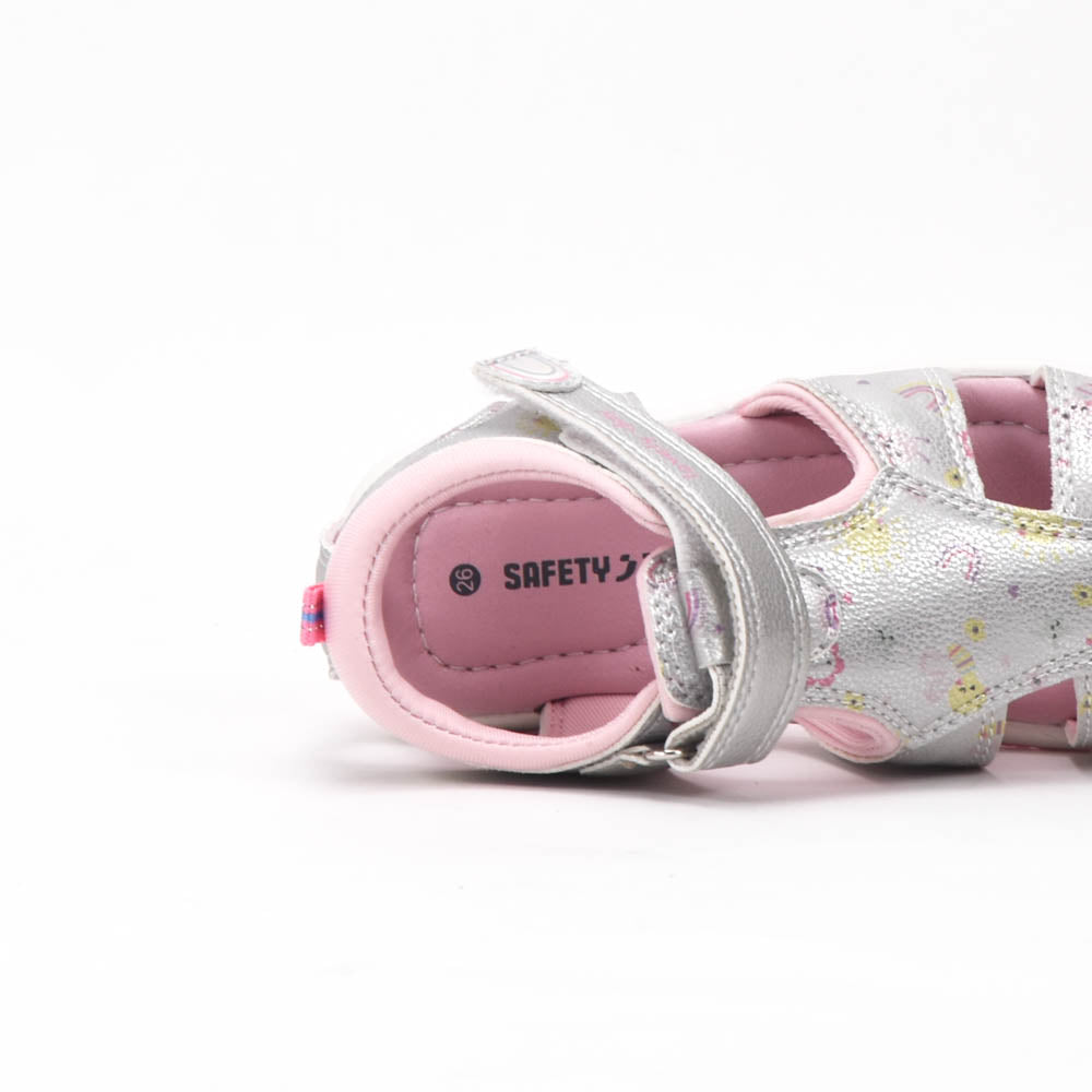 Safety Jogger Sandales Anatomiques Argent Enfant - 607701-SIL-PNK