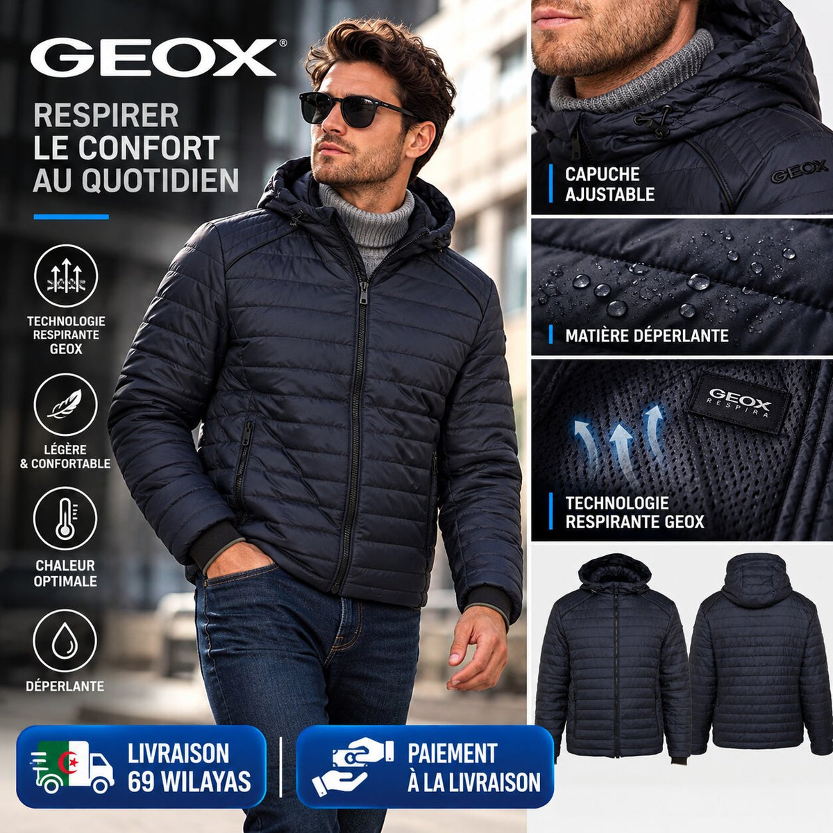 GEOX – Veste Homme - M3620ET3017-F1624