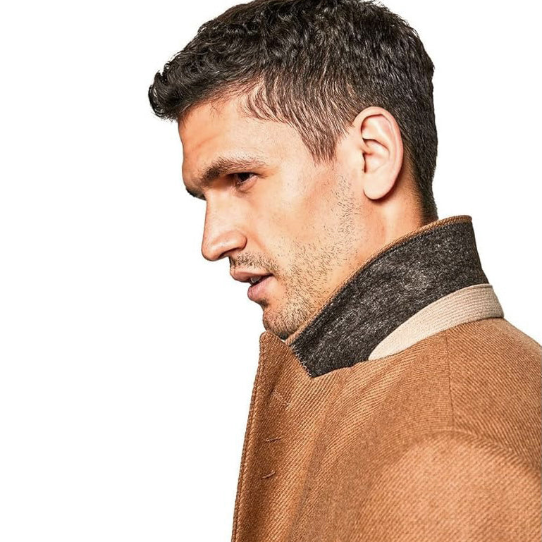 MANTEAU Hackett London Camel Broken Twill DB - HM402677R-855