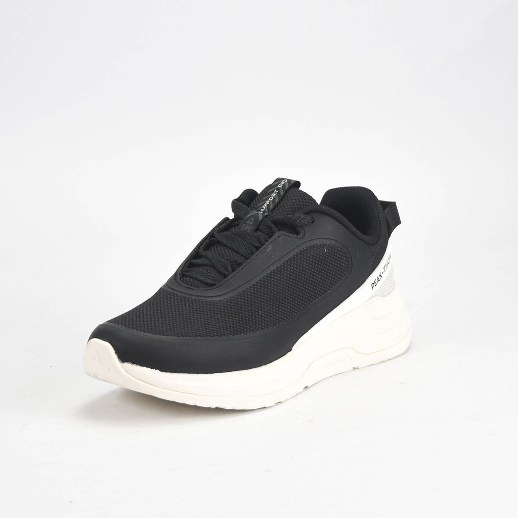 Peak Taichi Walking Shoes Black/Milky White - EWT54698J-Z497