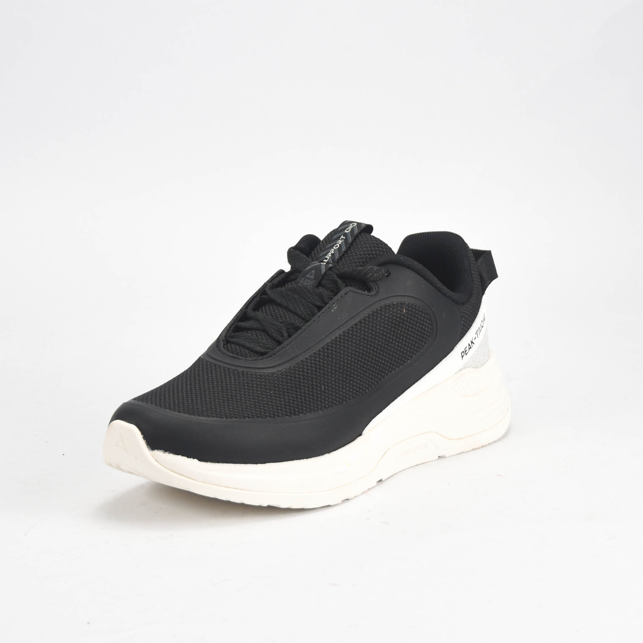 Peak Taichi Walking Shoes Black/Milky White - EWT54698J-Z497