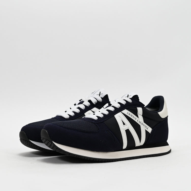 Armani Exchange Retro Running Sneakers - XUX017-XCC68-BLUE