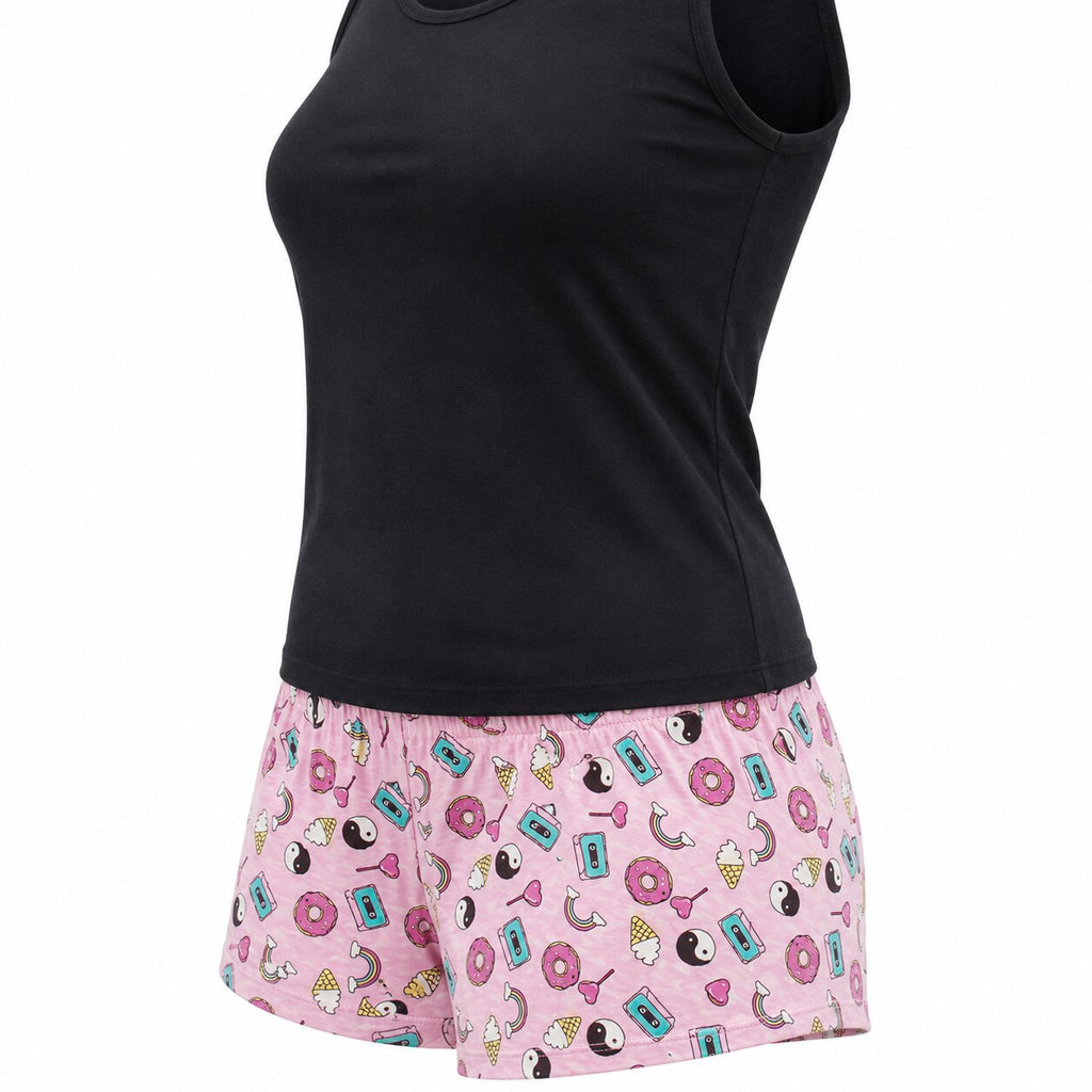 Pyjama d\'Été Femme Noir - P-BOULEVARD-N