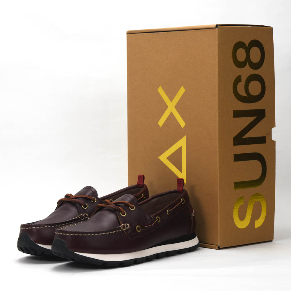 SUN68 TOM BARCA LEATHER