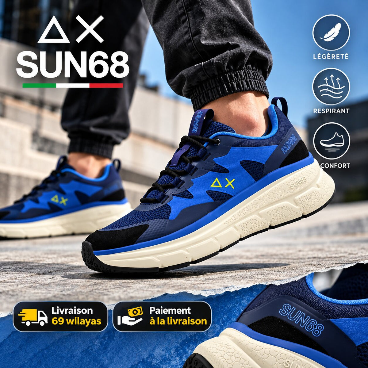 SUN68 FOOTWEAR - Z44141-07