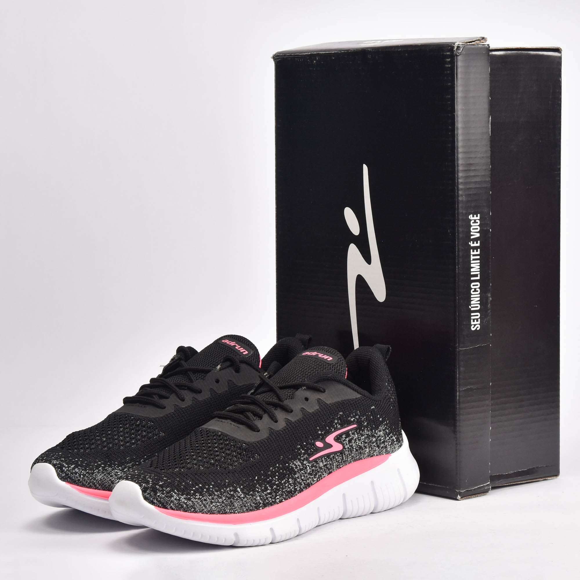 FLEX MOOVE PRETO/CINZA/ROSA CHOQUE - 9707F-1419