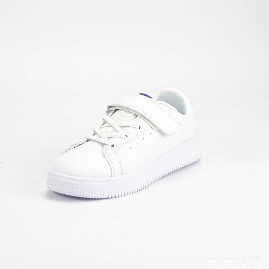 PEAK KIDS SHOES WHITE/PURPLE - EK3902B-1076