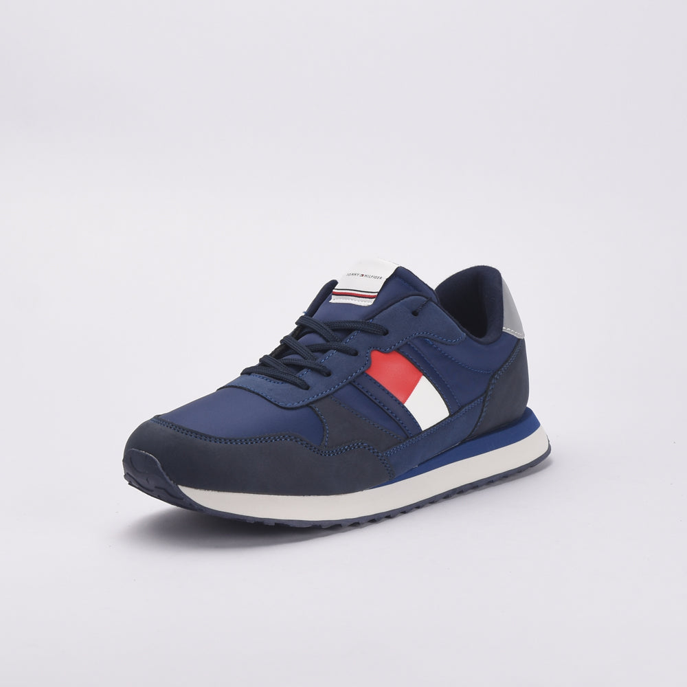 TOMMY HILFIGER FLAG LOW CUT LACE-UP 800-BLUE - T3X9-33130-0316800