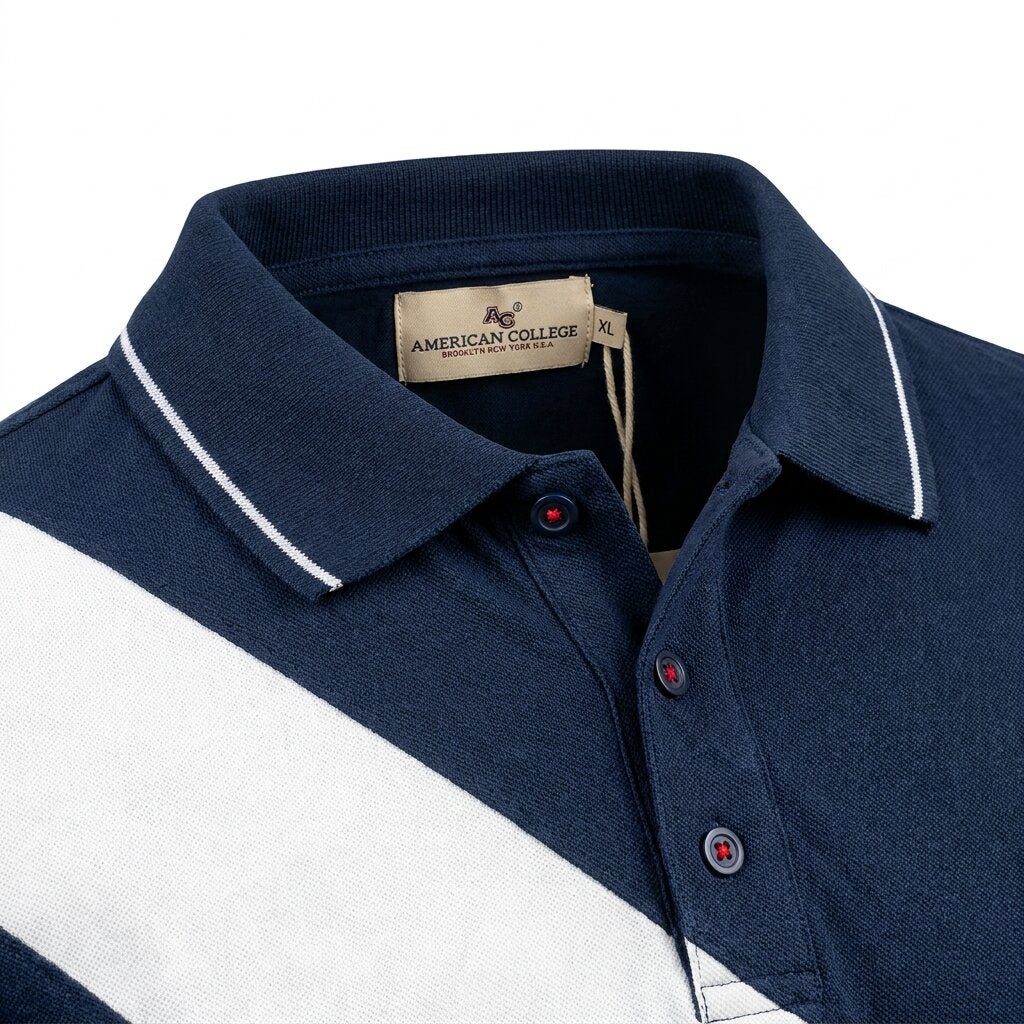 American College t-shirt pour Homme - PL250308C-NAVY