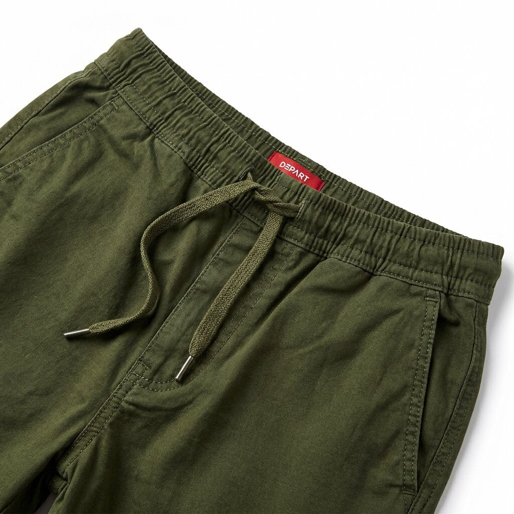 DEPART JOGGER SLIM HOMME VERT M - G21-000176-GREEN