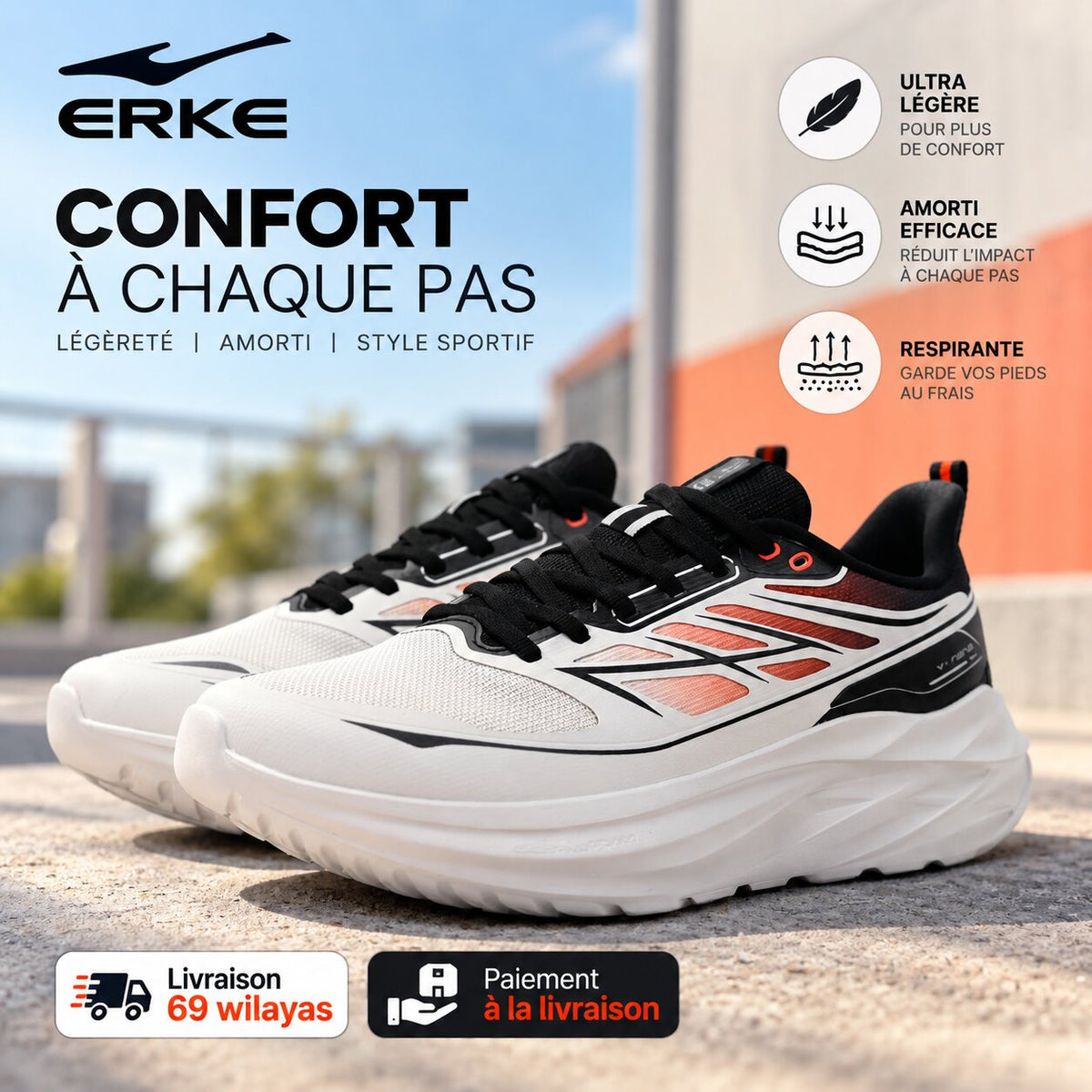 ERKE FOOTWEAR - 11126103311-101