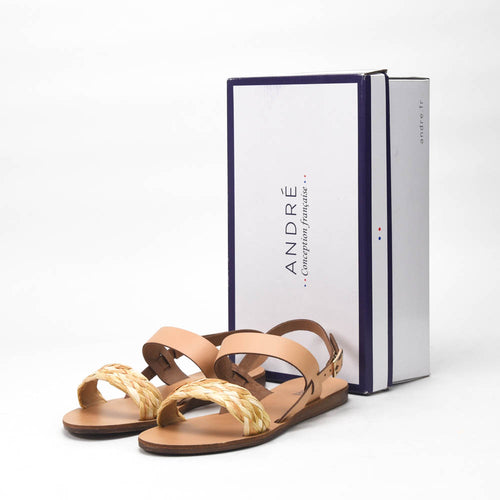 ANDRÉ SANDALES FEMME RAMATUELLA BEIGE - 52321601428