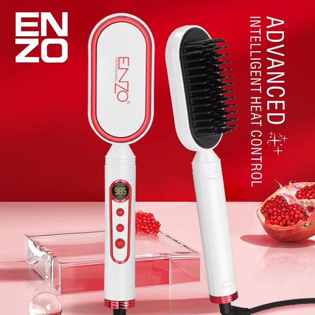 ENZO Professional EN-4201 Mini Hair Straightening Brush - EN-4201