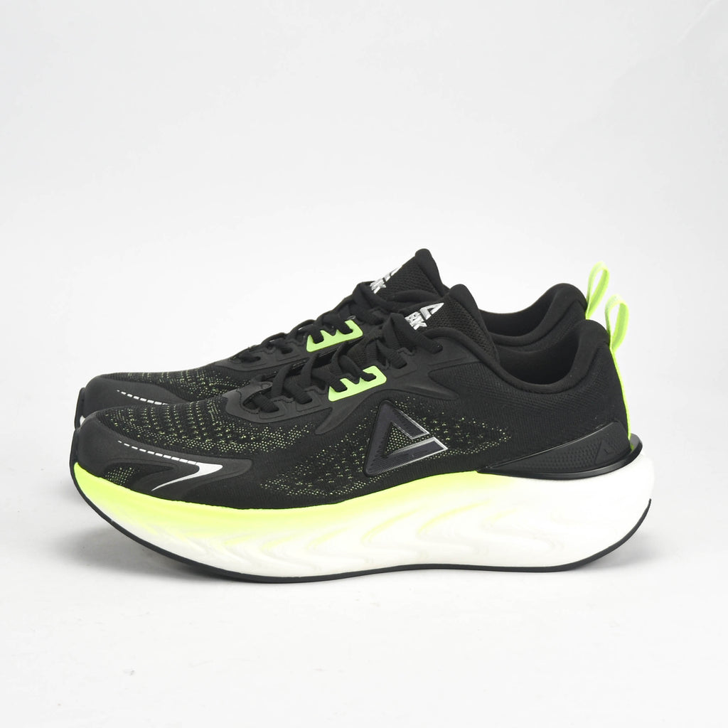 Peak Taichi Running Shoes Black/Fluorescent Green - EXT53607H-2055