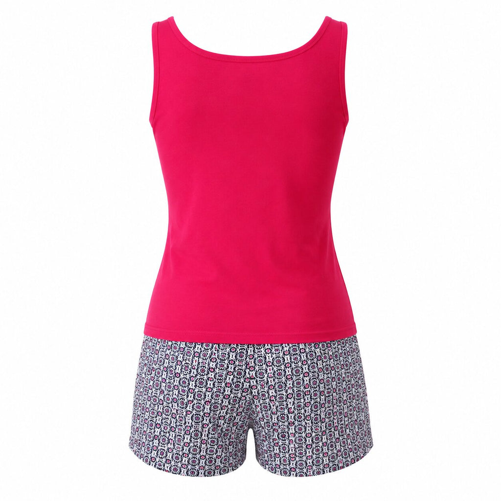 Pyjama d'Été Femme Rose - P-BOULEVARD-ROSE01
