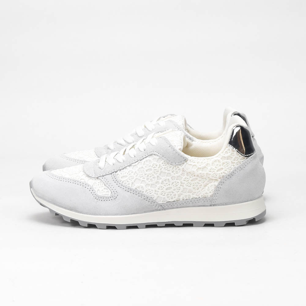 ANDRÉ BASKETS FEMME SONG CUIR BLANC - 52149382404
