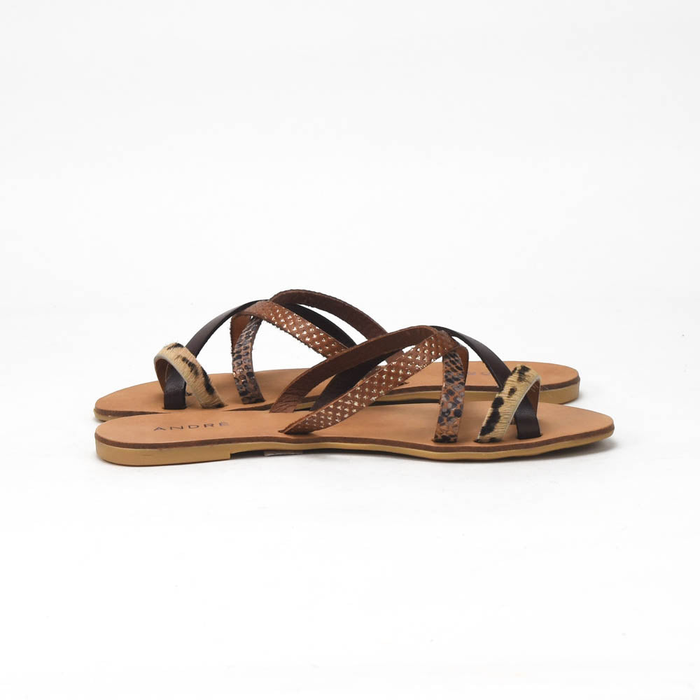 ANDRÉ MULES FEMME RYE MARRON - 52321201425