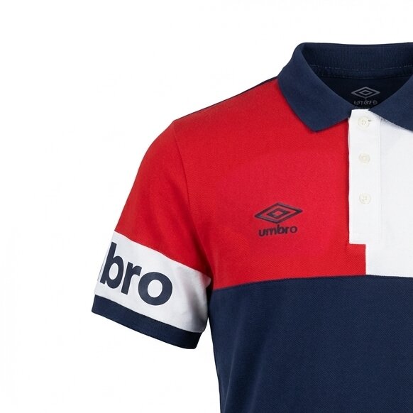 UMBRO POLOS ORIGINAL HOMME BLEU COTON - UAA241M012-002