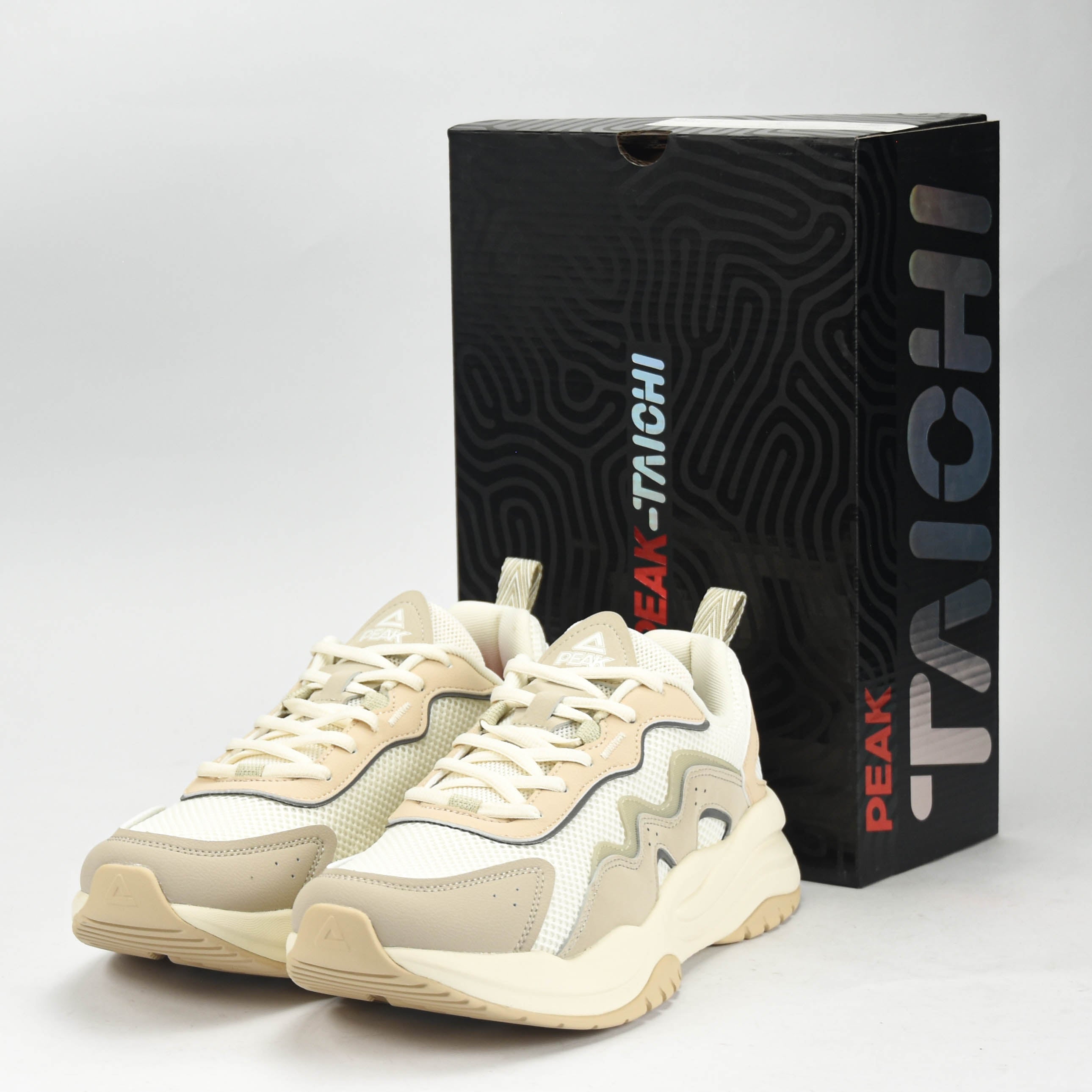 Peak Taichi Sports Shoes Khaki/Canvas White - EWT53797E-Z511