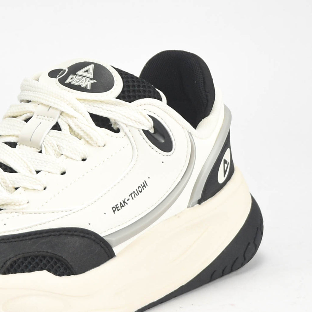 Peak Taichi Casual Shoes Canvas White/Black - DB530128-Z487