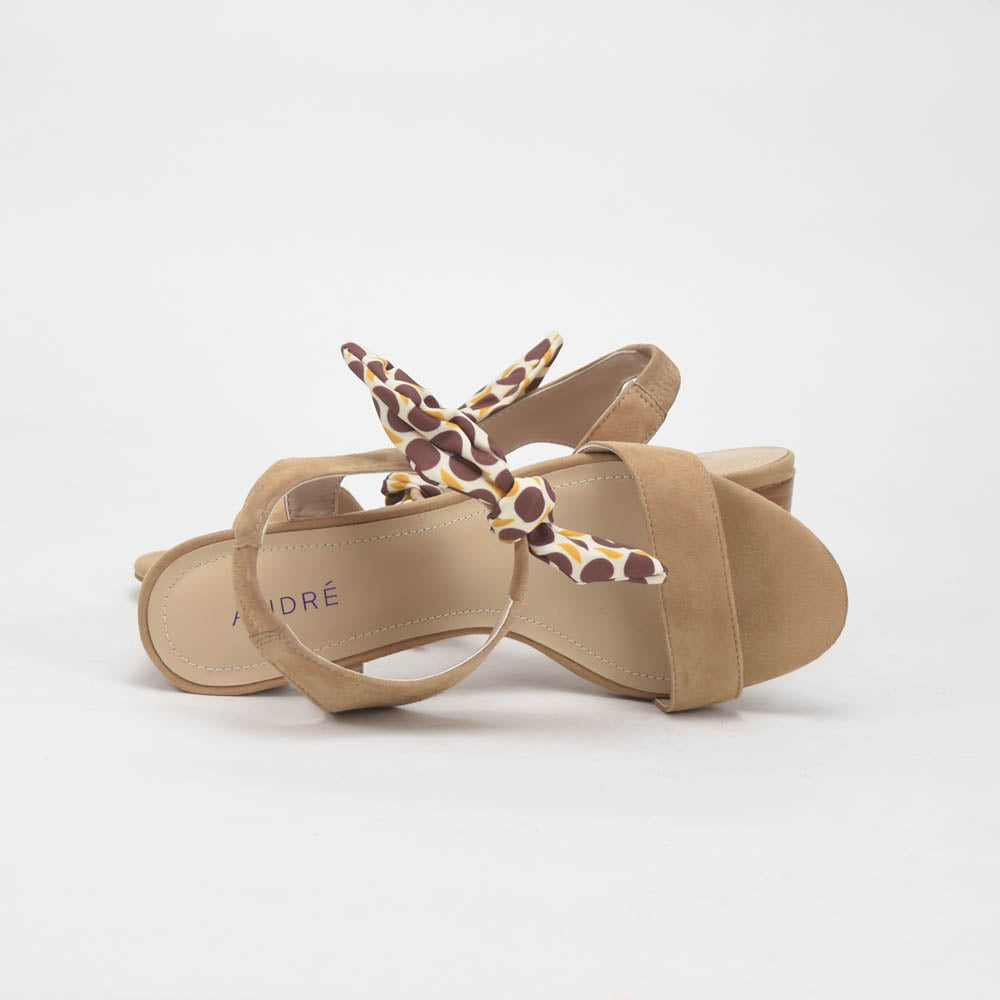 ANDRÉ SANDALES FEMME SUPENS DAIM BEIGE - 52314637450