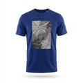 LUMBERJACK MEN TEE BIG NATURE LOGO NAVY - LBJ23009-BLG