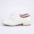 ANDRÉ DERBY FEMME ERNESTINE CUIR BLANC - 52125371610