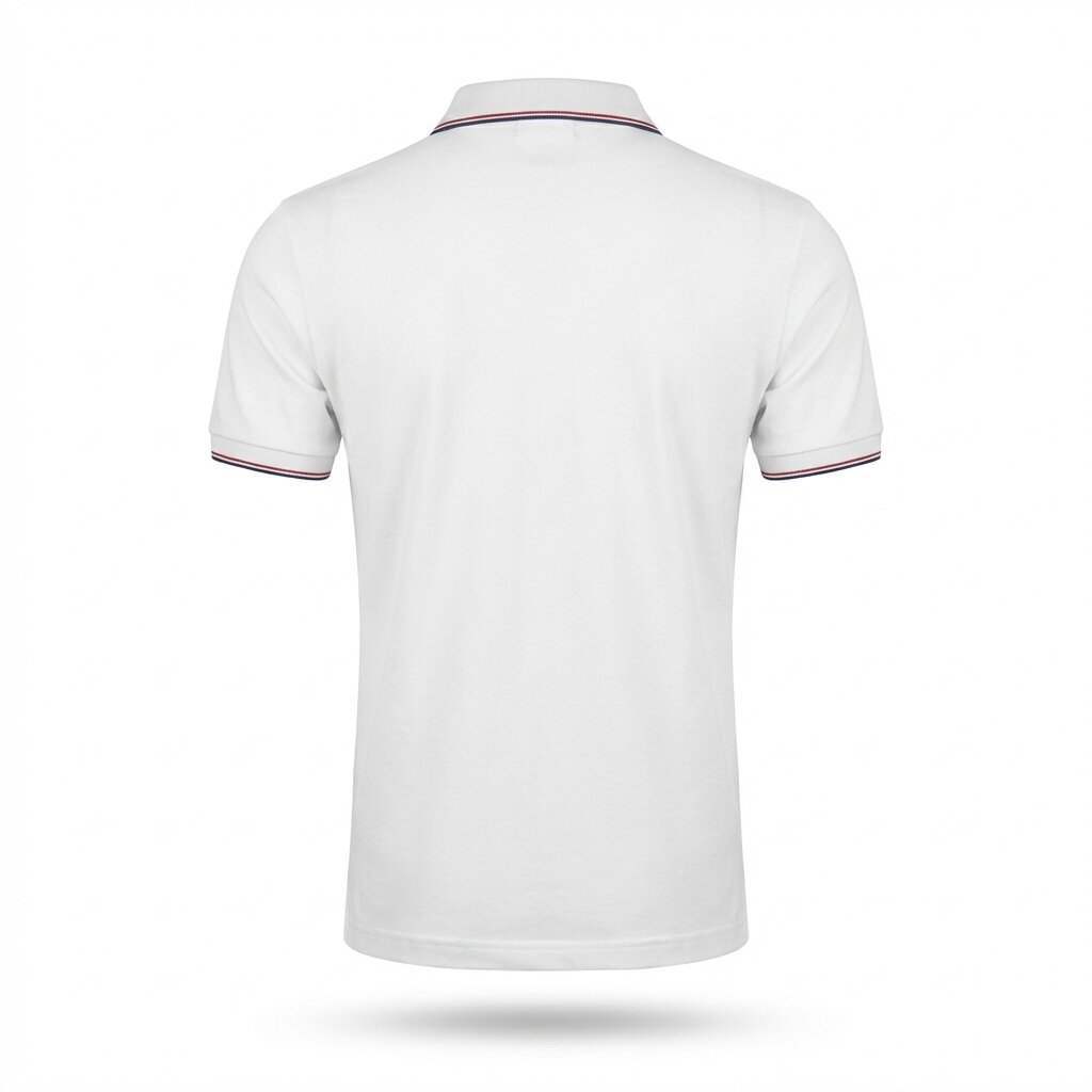 LUMBERJACK MEN POLO SELECT MINI LOGO WHITE - LBJ71006-WHT