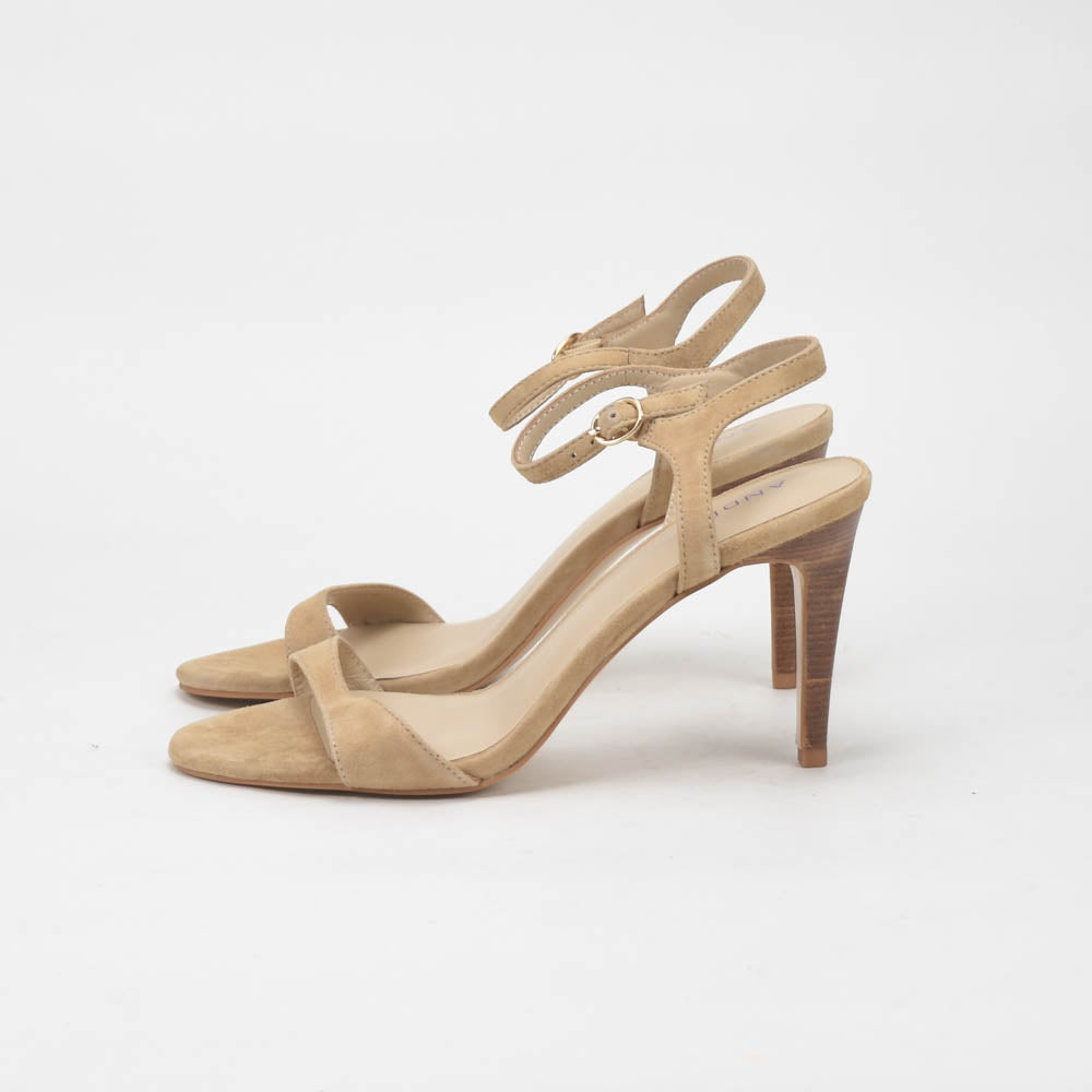 ANDRÉ ESCARPINS FEMME SAXO DAIM BEIGE - 52314638418
