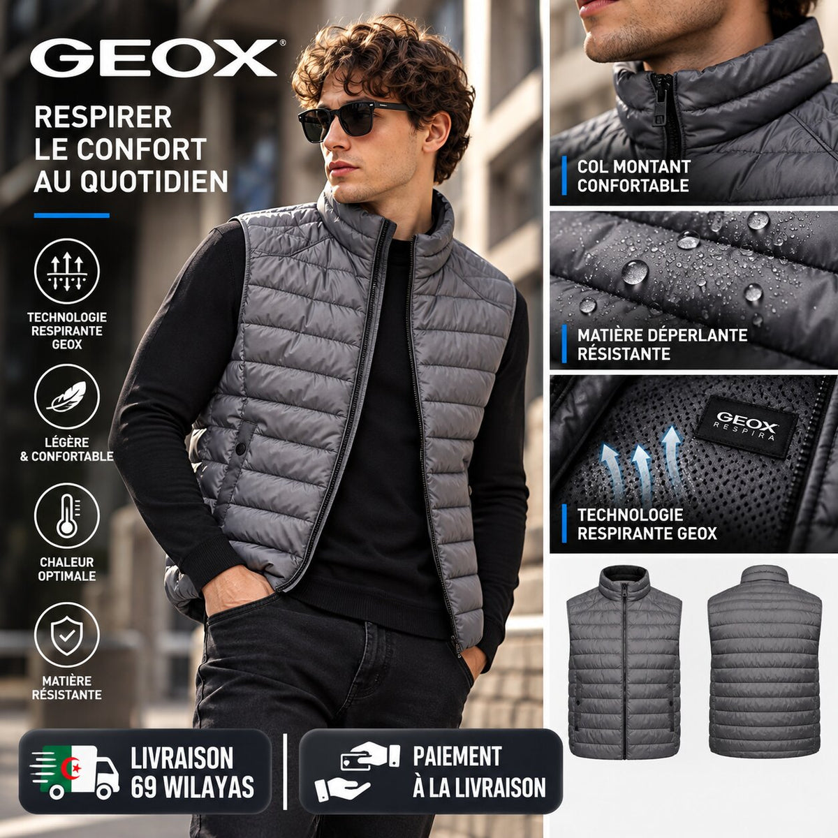 GEOX – Veste Homme - M4528CT3058-F9128